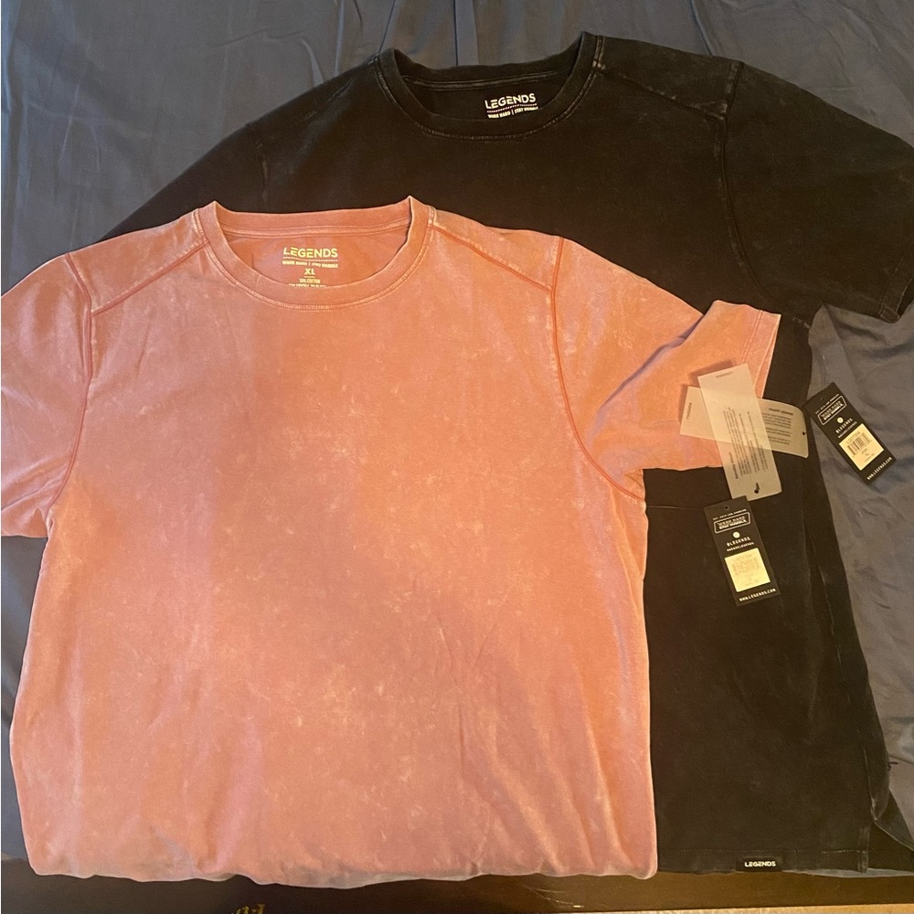 Legends Men’s Aviation Split Hem T- washed black and or washed Sedona XL